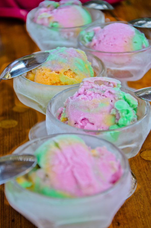 What is sherbet ice cream?