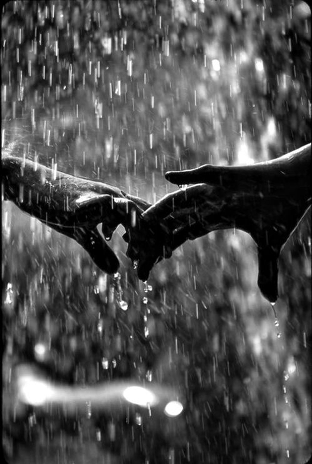 black and white romantic photo