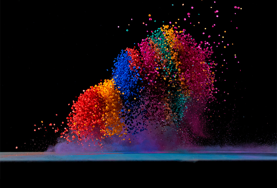 Dancing Colors by Fabian Oefner