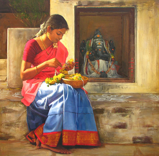 world famous indian oil paintings