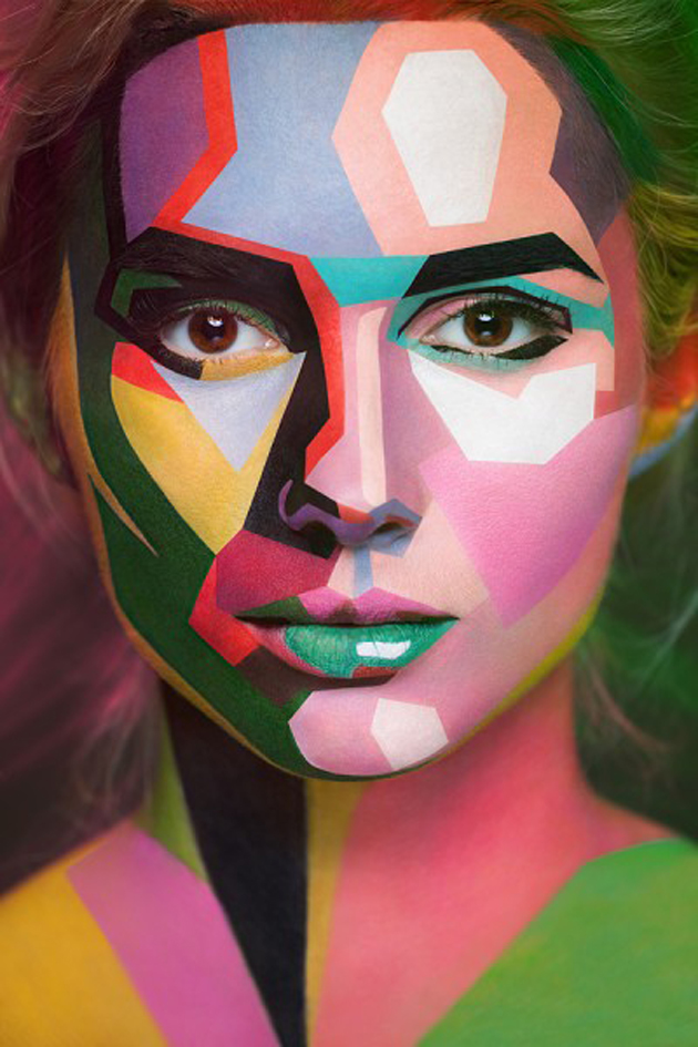 Collection of Face Art Portraits from Alexander Khokhlov