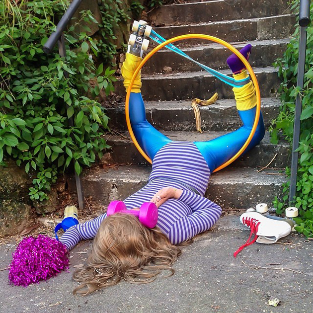 Hilarious Photo Series - Funny Photos of People Posing As If They Have Just  Fallen Down