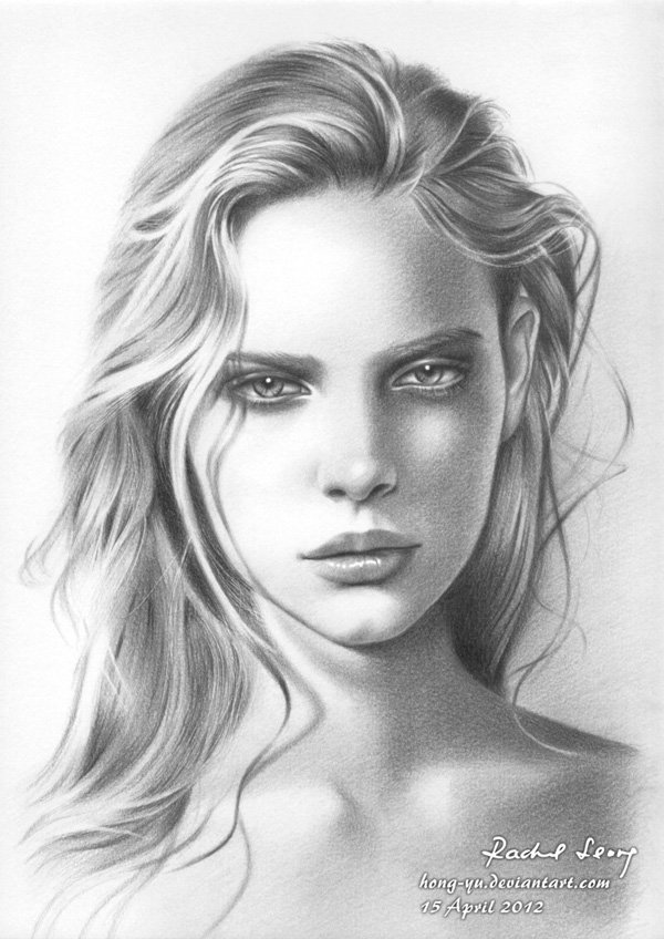  Pencil Drawings of Celebrities Portraits By Leong Hong Yu