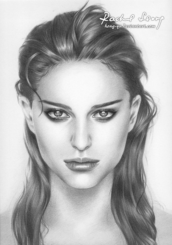  Pencil Drawings of Celebrities Portraits By Leong Hong Yu