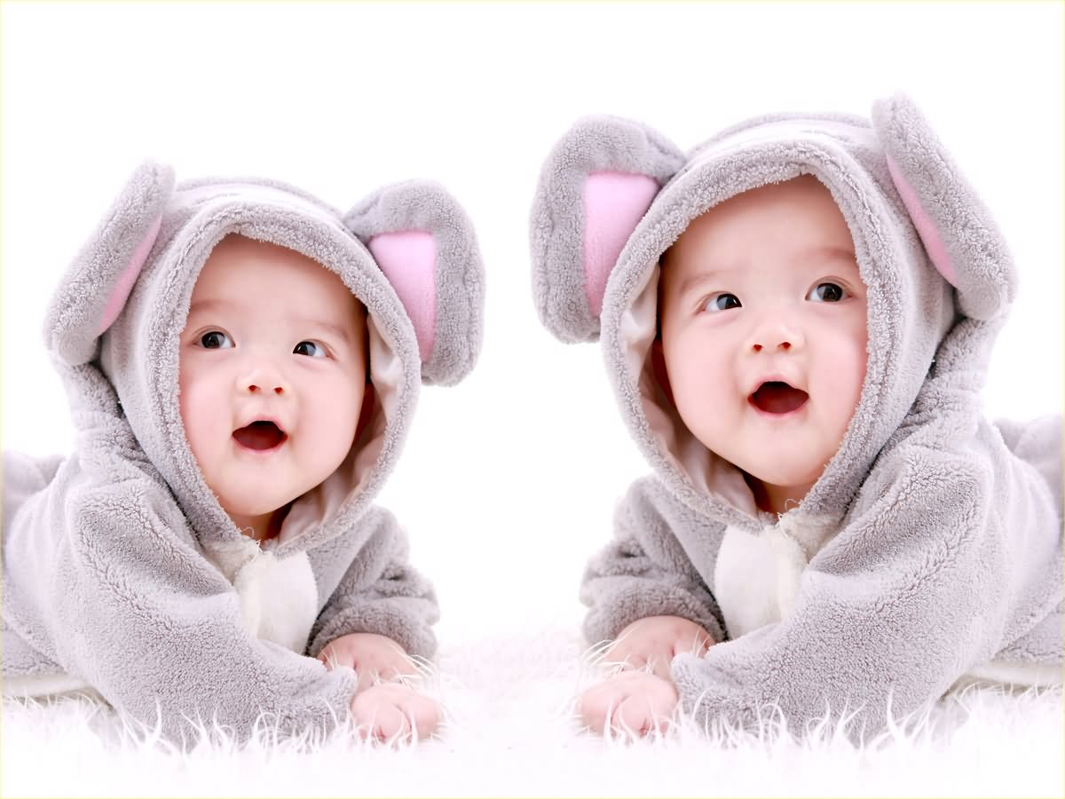 Cute Twin Babies Photos | Great Inspire