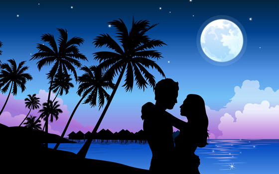 Beautiful Romantic Moonlight HD Wallpapers
